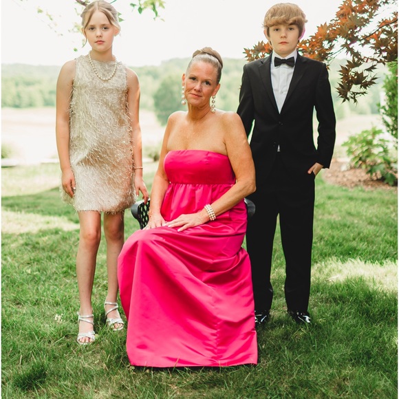 J. Crew Dresses & Skirts - J crew Collection - strapless gown hot pink, size 12 full length perfect